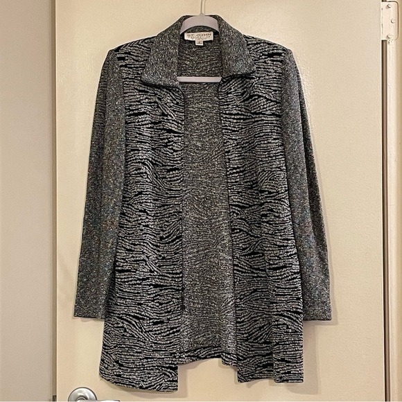 ST. JOHN COLLECTION by MARIE GRAY Knitted Zip Up Sweater Blazer Jacket - Picture 2 of 6